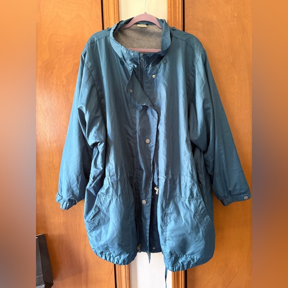 Jackets & Blazers - Teal Blue Women's Anorak Jacket - Unbranded